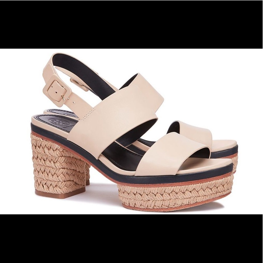 Tory Burch Solana Espadrille Chunky Heel Platform